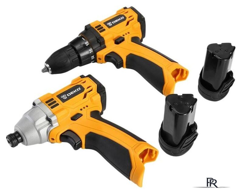  Deko SET 063-4107 (шуруповерт, винтоверт, 2 АКБ, кейс) - Изображение №4 — Интернет-магазин ПроЗаказ