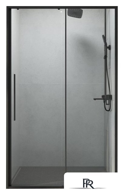 Душевая дверь Niagara Nova NG-34-12AGR 120x195 (графит/прозрачное стекло) - Изображение №1 — Интернет-магазин ПроЗаказ