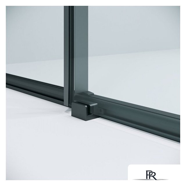 Душевая дверь Niagara Nova NG-34-12AGR 120x195 (графит/прозрачное стекло) - Изображение №6 — Интернет-магазин ПроЗаказ