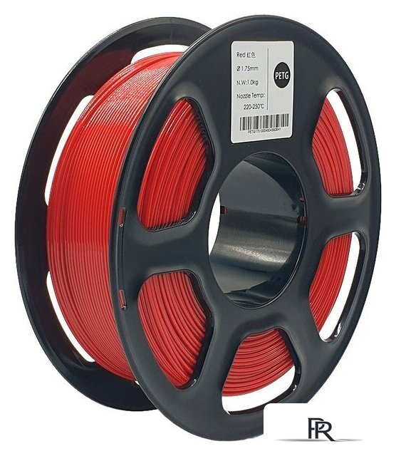 Пластик Mitek PETG 1.75мм 1000 г (красный) - Изображение №1 — Интернет-магазин ПроЗаказ
