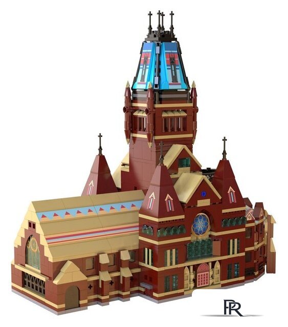 Конструктор CaDa Harvard Memorial Hall C66017W - Изображение №3 — Интернет-магазин ПроЗаказ