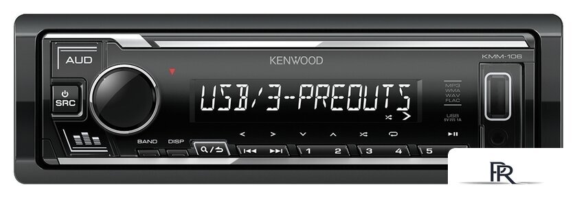 USB-магнитола Kenwood KMM-106 - Изображение №1 — Интернет-магазин ПроЗаказ