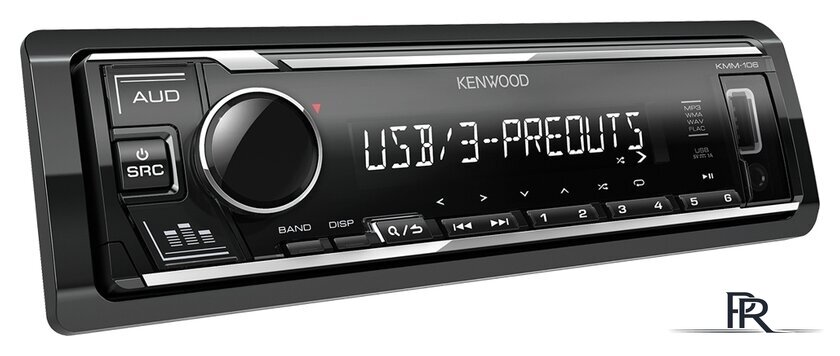 USB-магнитола Kenwood KMM-106 - Изображение №2 — Интернет-магазин ПроЗаказ
