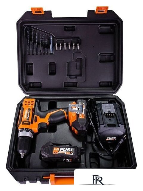 Дрель-шуруповерт Villager Fuse VLN 3220 2BSC 056357 (с 2-мя АКБ, кейс, оснастка) - Изображение №2 — Интернет-магазин ПроЗаказ