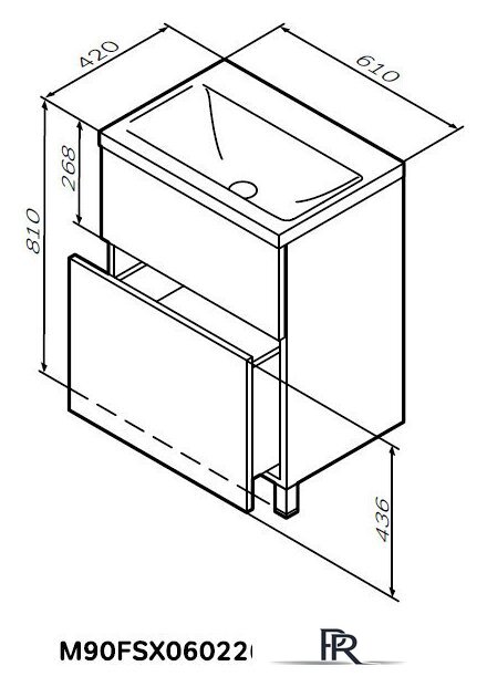  AM.PM Gem M90FSX06022WG32 + M90WCC0602WG - Изображение №10 — Интернет-магазин ПроЗаказ