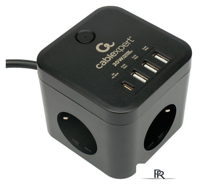 Сетевой фильтр Cablexpert CUBE-3-CU3-B-1.5 - Изображение №1 — Интернет-магазин ПроЗаказ
