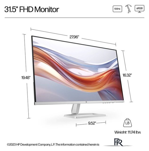 Монитор HP Series 5 532sf 94F50AS - Изображение №9 — Интернет-магазин ПроЗаказ