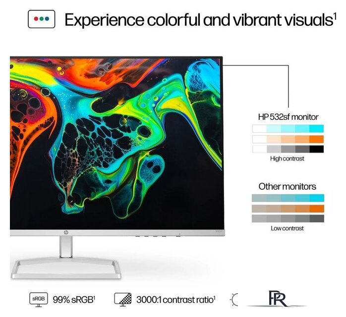 Монитор HP Series 5 532sf 94F50AS - Изображение №6 — Интернет-магазин ПроЗаказ