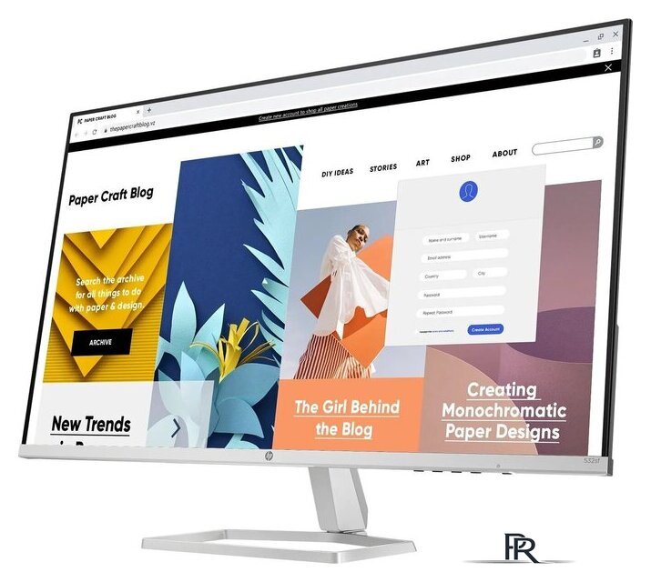 Монитор HP Series 5 532sf 94F50AS - Изображение №2 — Интернет-магазин ПроЗаказ