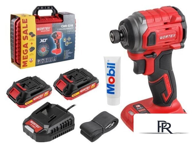 Винтоверт Wortex CWR 0218 1329731 (с 2-мя АКБ, кейс) - Изображение №1 — Интернет-магазин ПроЗаказ