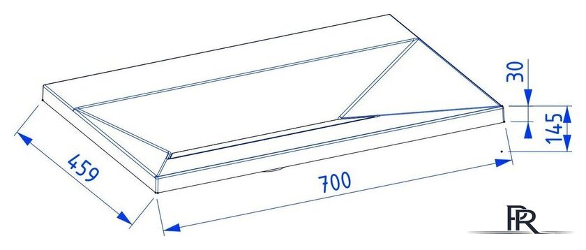 Умывальник Lauter Nelli 70 (бело-серый кварц) - Изображение №2 — Интернет-магазин ПроЗаказ