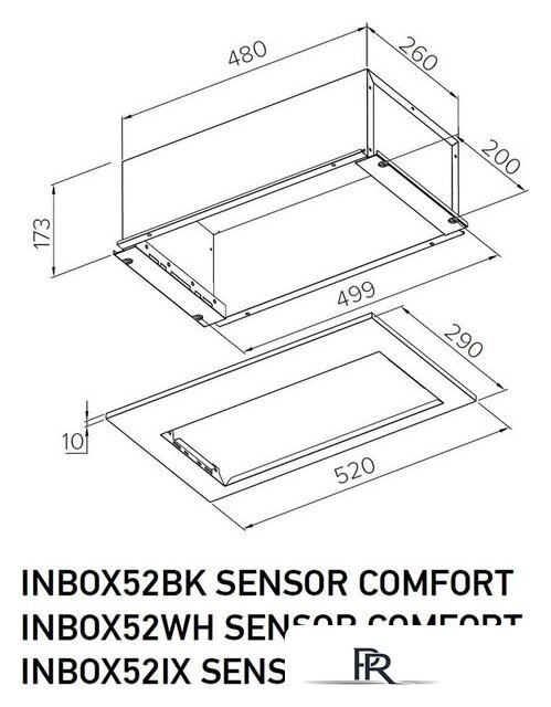 Кухонная вытяжка Meferi INBOX52IX Sensor Comfort - Изображение №14 — Интернет-магазин ПроЗаказ