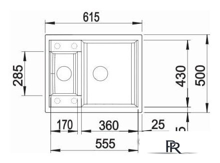 Кухонная мойка Blanco Metra 6 525922 (черный) - Изображение №2 — Интернет-магазин ПроЗаказ