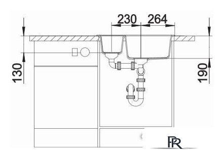 Кухонная мойка Blanco Metra 6 525922 (черный) - Изображение №4 — Интернет-магазин ПроЗаказ