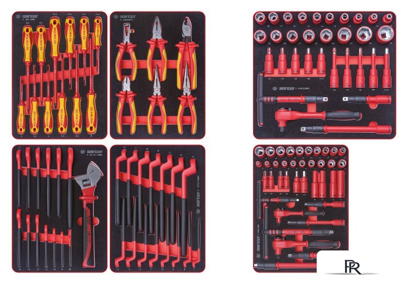 Универсальный набор инструментов King Tony 932-117VEMRVD (117 предметов) - Изображение №1 — Интернет-магазин ПроЗаказ