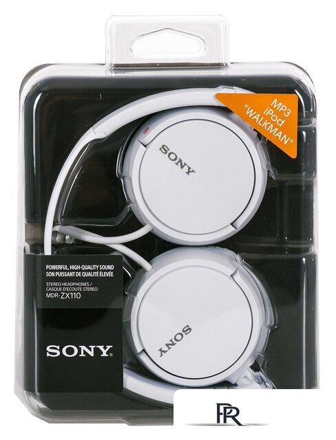 Наушники Sony MDR-ZX110 (белый) - Изображение №7 — Интернет-магазин ПроЗаказ