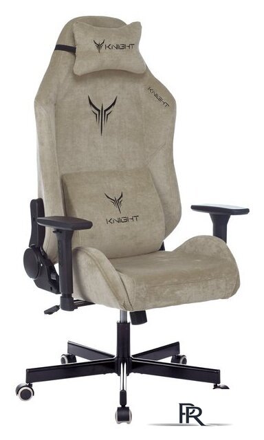 Игровое (геймерское) кресло Knight N1 Fabric Light-21 (бежевый) - Изображение №1 — Интернет-магазин ПроЗаказ