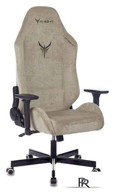Игровое (геймерское) кресло Knight N1 Fabric Light-21 (бежевый) - Изображение №10 — Интернет-магазин ПроЗаказ