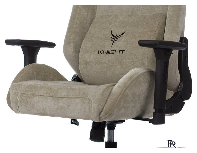 Игровое (геймерское) кресло Knight N1 Fabric Light-21 (бежевый) - Изображение №7 — Интернет-магазин ПроЗаказ