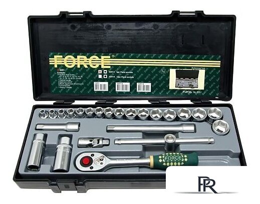 Набор трещотка с головками Force 3251-9 (24 предмета) - Изображение №1 — Интернет-магазин ПроЗаказ