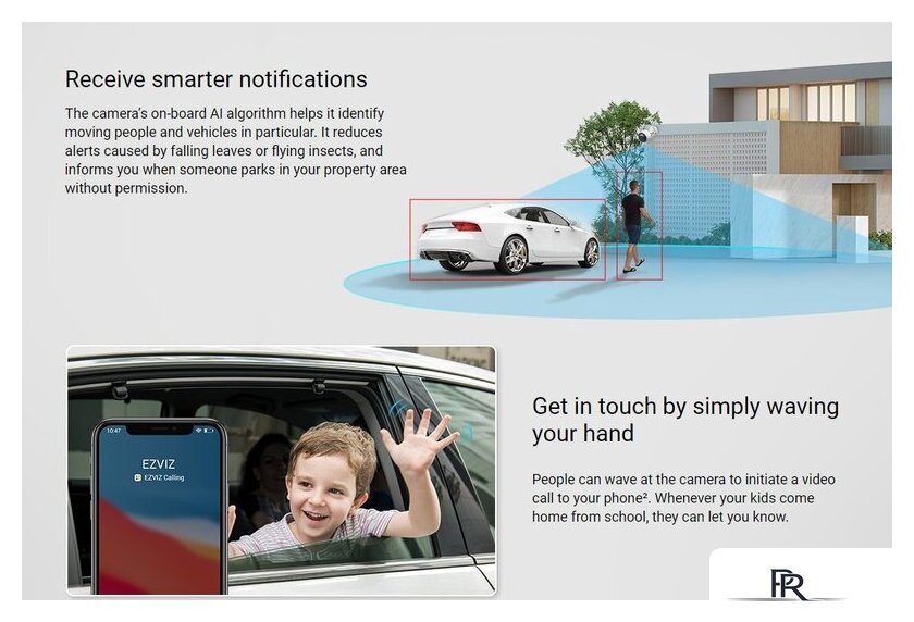 IP-камера Ezviz H3 3K CS-H3-R100-1J5WKFL (2.8 мм) - Изображение №4 — Интернет-магазин ПроЗаказ