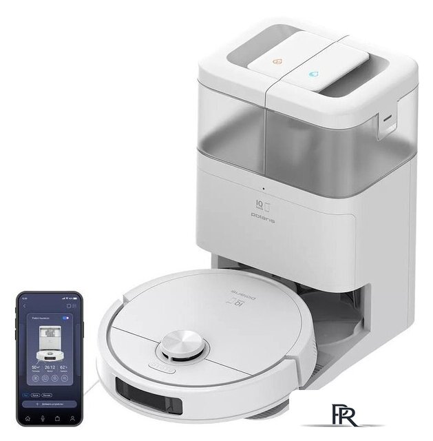 Робот-пылесос Polaris PVCRAC 7290 WIFI IQ Home (белый) - Изображение №1 — Интернет-магазин ПроЗаказ