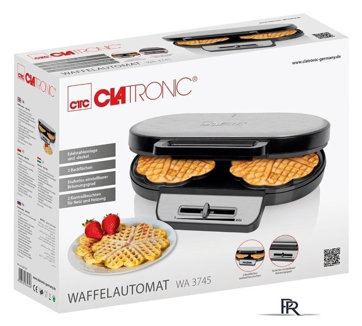 Вафельница Clatronic WA 3745 - Изображение №5 — Интернет-магазин ПроЗаказ