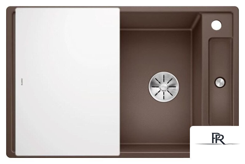 Кухонная мойка Blanco Axia III 45 S 523192 (кофе, стеклянная доска) - Изображение №2 — Интернет-магазин ПроЗаказ