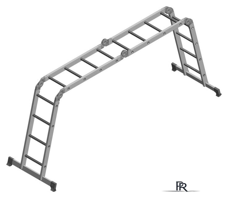 Лестница-трансформер Новая высота NV 132 многофункциональная 4x4 ступени - Изображение №2 — Интернет-магазин ПроЗаказ