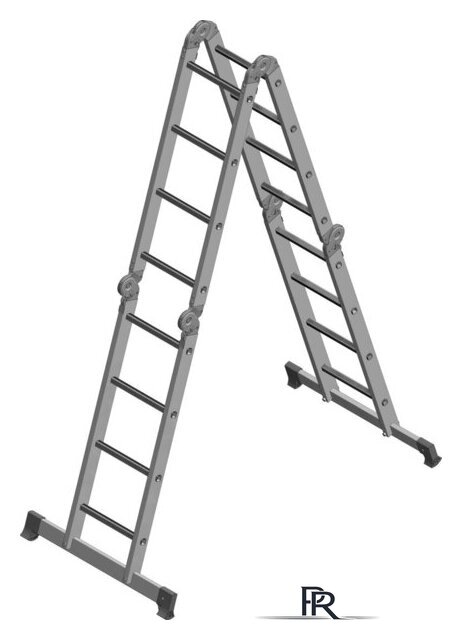 Лестница-трансформер Новая высота NV 132 многофункциональная 4x4 ступени - Изображение №1 — Интернет-магазин ПроЗаказ