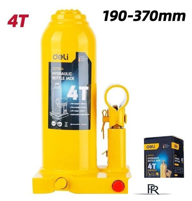 Бутылочный домкрат Deli DQ71004 4т - Изображение №1 — Интернет-магазин ПроЗаказ