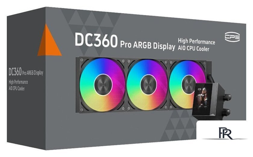 Система жидкостного охлаждения для процессора PCCooler DC360 Pro ARGB Display (черный) - Изображение №5 — Интернет-магазин ПроЗаказ
