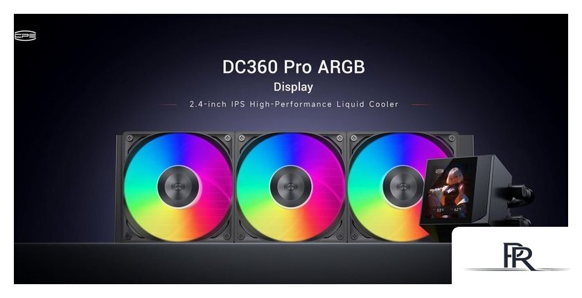 Система жидкостного охлаждения для процессора PCCooler DC360 Pro ARGB Display (черный) - Изображение №6 — Интернет-магазин ПроЗаказ