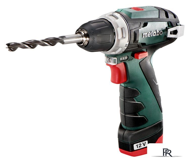 Дрель-шуруповерт Metabo PowerMaxx BS Basic 600080500 (с 2-мя АКБ 2 Ah) - Изображение №2 — Интернет-магазин ПроЗаказ
