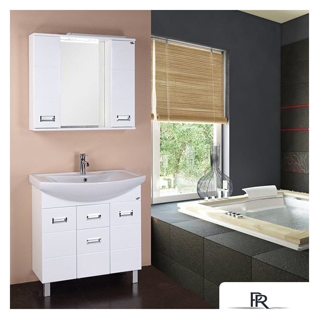  Onika Шкаф с зеркалом Балтика 80.01 208024 - Изображение №2 — Интернет-магазин ПроЗаказ