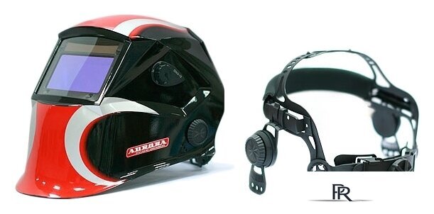 Сварочная маска Aurora Sun-7 (черный/белый/красный) - Изображение №2 — Интернет-магазин ПроЗаказ