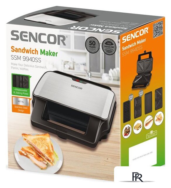 Многофункциональная сэндвичница Sencor SSM 9940SS - Изображение №19 — Интернет-магазин ПроЗаказ