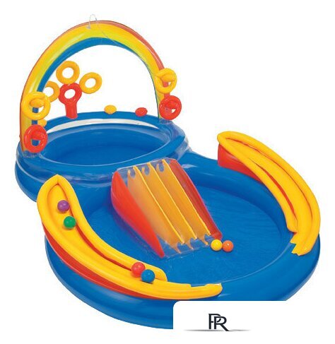Надувной бассейн Intex Rainbow Ring Play Center 297x193x135 (57453) - Изображение №1 — Интернет-магазин ПроЗаказ
