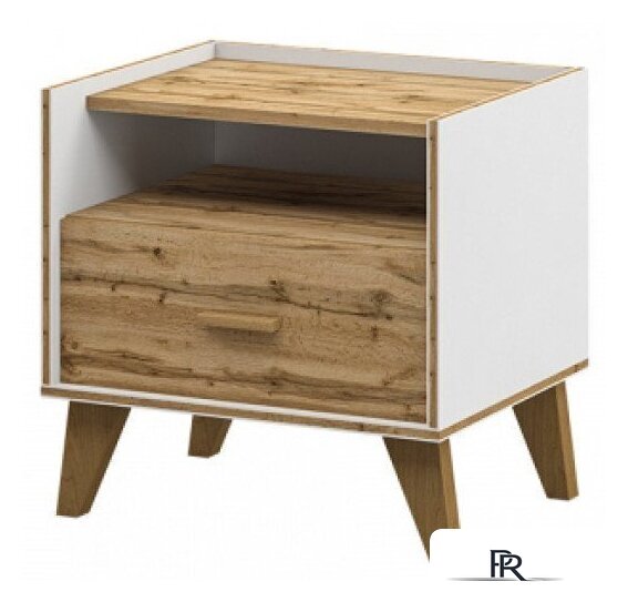 Тумба Неман мебель Сканди МН-036-28 (дуб вотан-белый) - Изображение №1 — Интернет-магазин ПроЗаказ