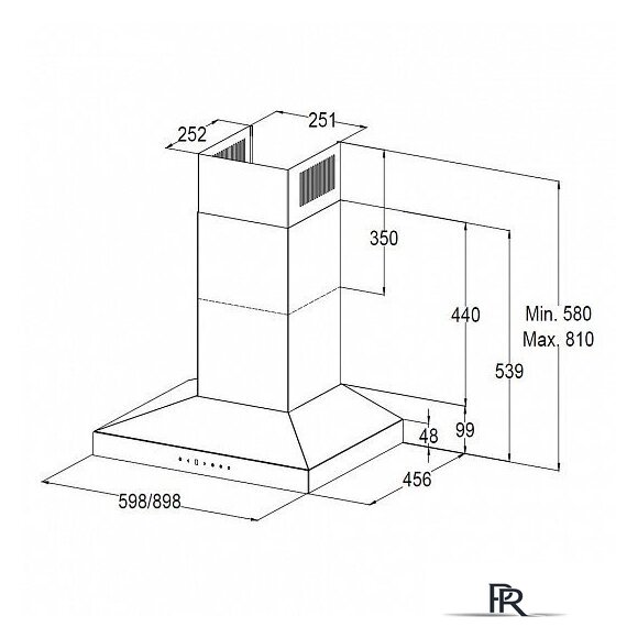 Кухонная вытяжка Korting KHC 6831 NGN - Изображение №2 — Интернет-магазин ПроЗаказ