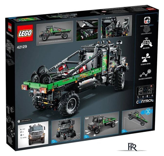 Конструктор LEGO Technic 42129 Полноприводный грузовик Mercedes-Benz Zetros - Изображение №2 — Интернет-магазин ПроЗаказ