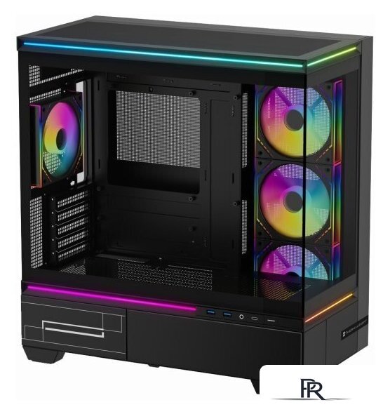 Корпус Thermalright M10 FAN4-M (черный) - Изображение №4 — Интернет-магазин ПроЗаказ