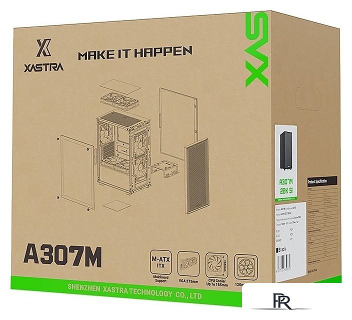 Корпус XASTRA A307M 2BK SI (черный) - Изображение №15 — Интернет-магазин ПроЗаказ