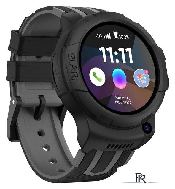 Детские умные часы Elari KidPhone 4G Wink (черный) - Изображение №1 — Интернет-магазин ПроЗаказ