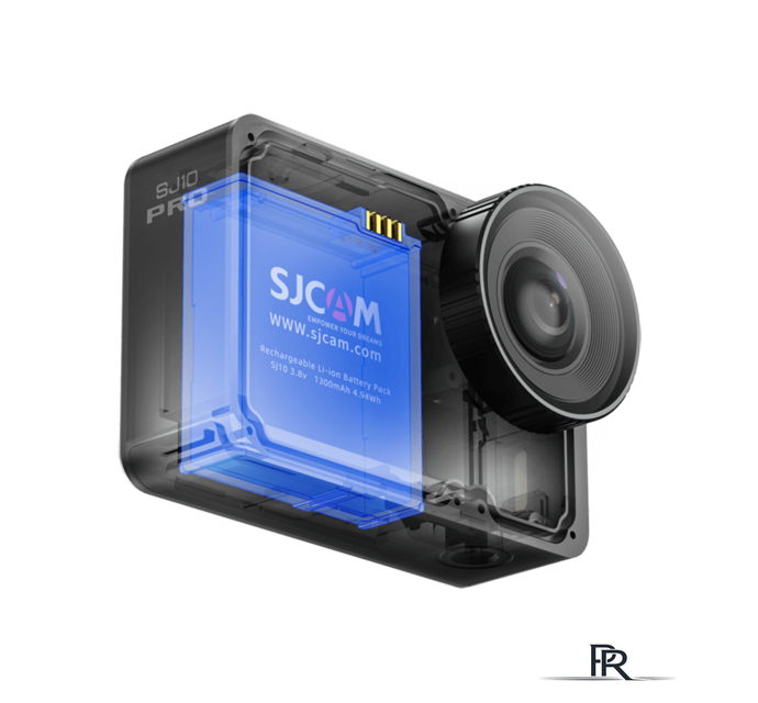 Экшен-камера SJCAM SJ10 Pro Dual Screen (черный) - Изображение №2 — Интернет-магазин ПроЗаказ