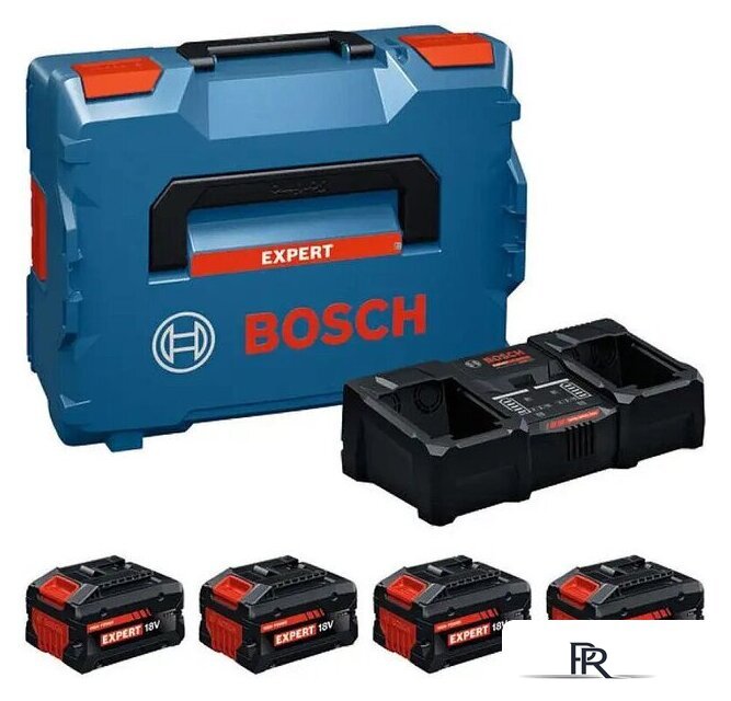 Аккумулятор с зарядным устройством Bosch 1600A0373Y (18В/2x5.5 Ah + 18В/2x8 Ah +18В + кейс) - Изображение №1 — Интернет-магазин ПроЗаказ