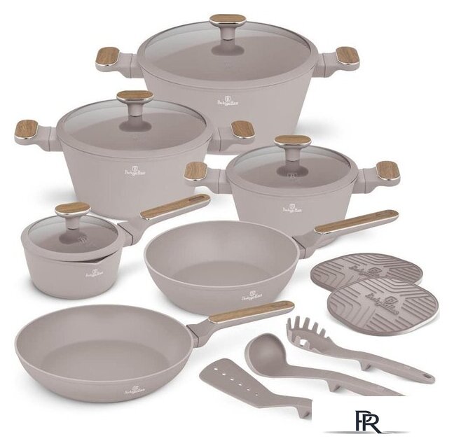 Набор кастрюль Berlinger Haus Taupe Nordic Collection BH-8344 - Изображение №1 — Интернет-магазин ПроЗаказ