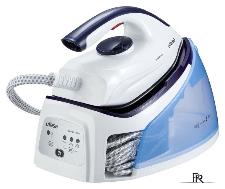 Утюг Ufesa PL2450 Compact (белый/голубой) - Изображение №1 — Интернет-магазин ПроЗаказ
