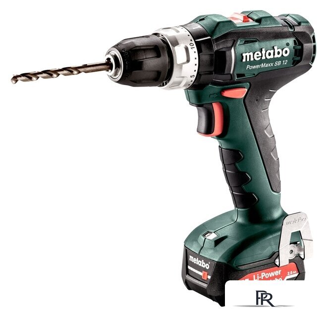 Ударная дрель-шуруповерт Metabo PowerMaxx SB 12 601076500 (с 2-мя АКБ, кейс) - Изображение №1 — Интернет-магазин ПроЗаказ
