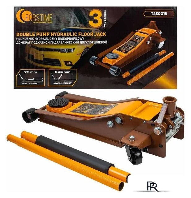 Подкатной домкрат Forstime FT-T830018 (60357) - Изображение №5 — Интернет-магазин ПроЗаказ